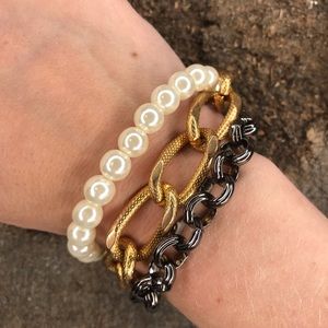 Y2K triple strand bracelet